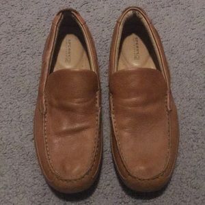 Men’s leather Sperry top slider size 9M